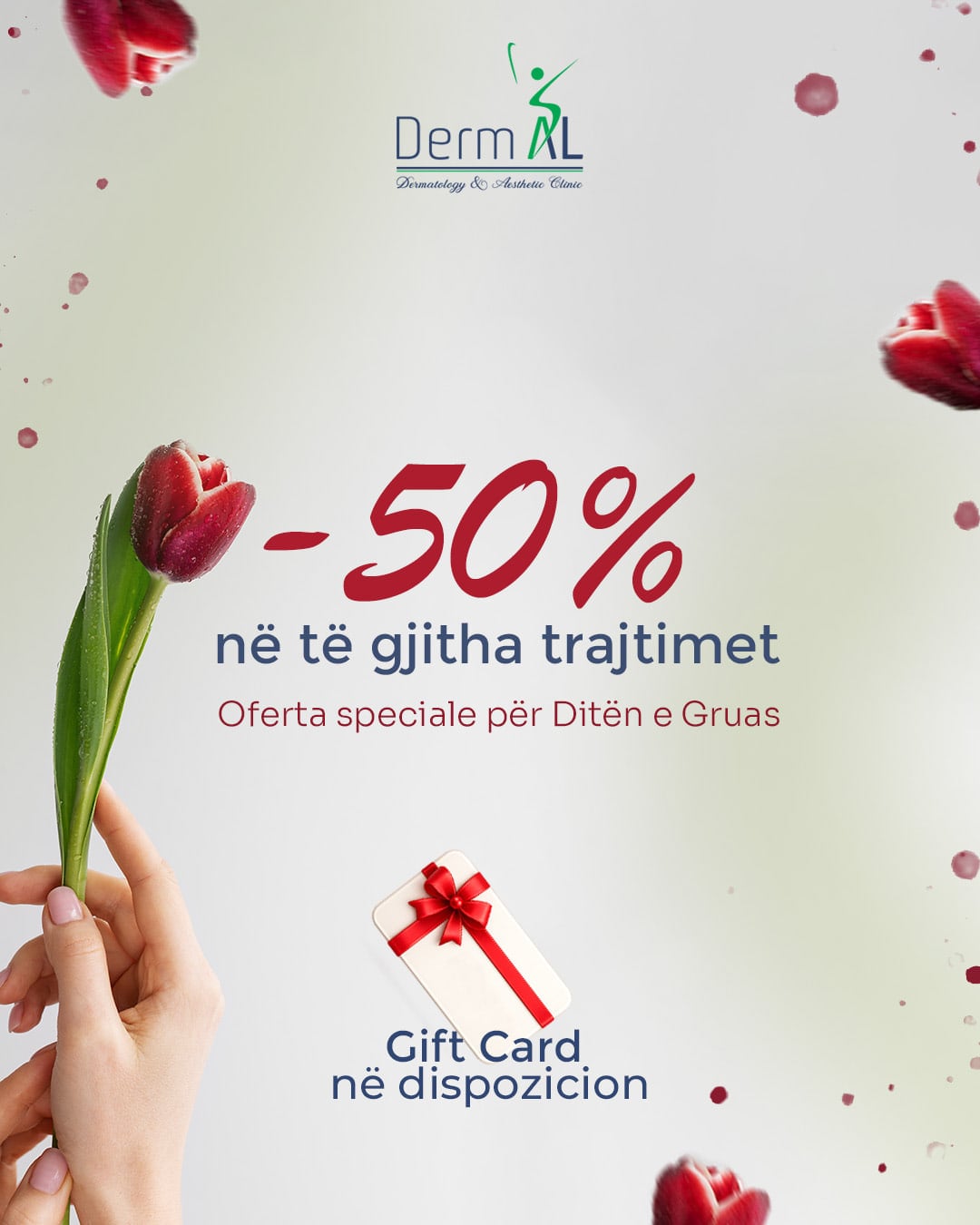 8 March post: -50% on all treatments