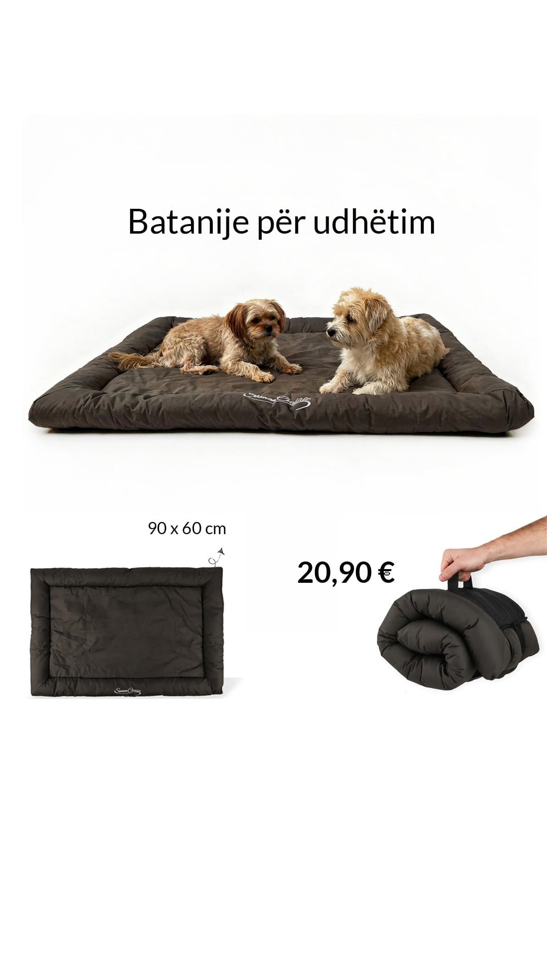 Story for a travel blanket for dogs
