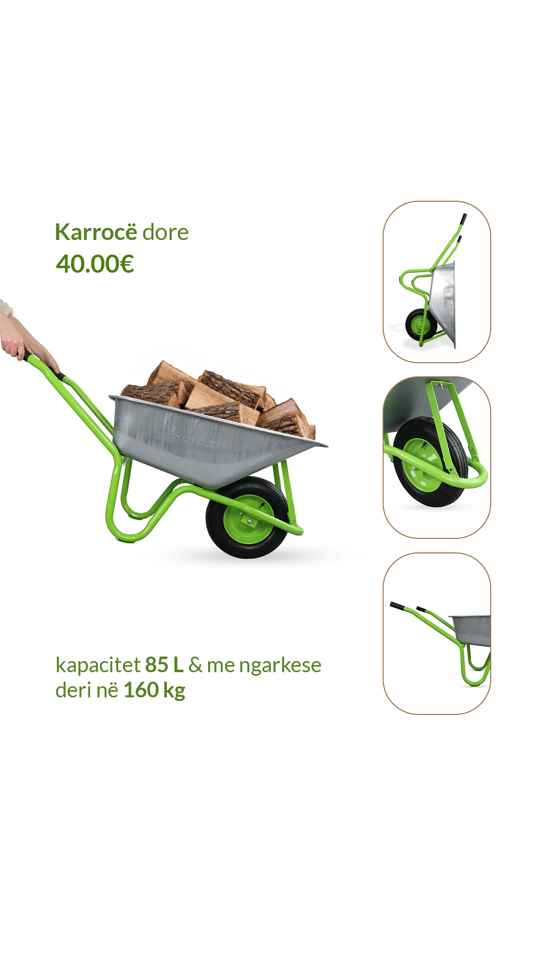Story for a wheelbarrow, €40.00