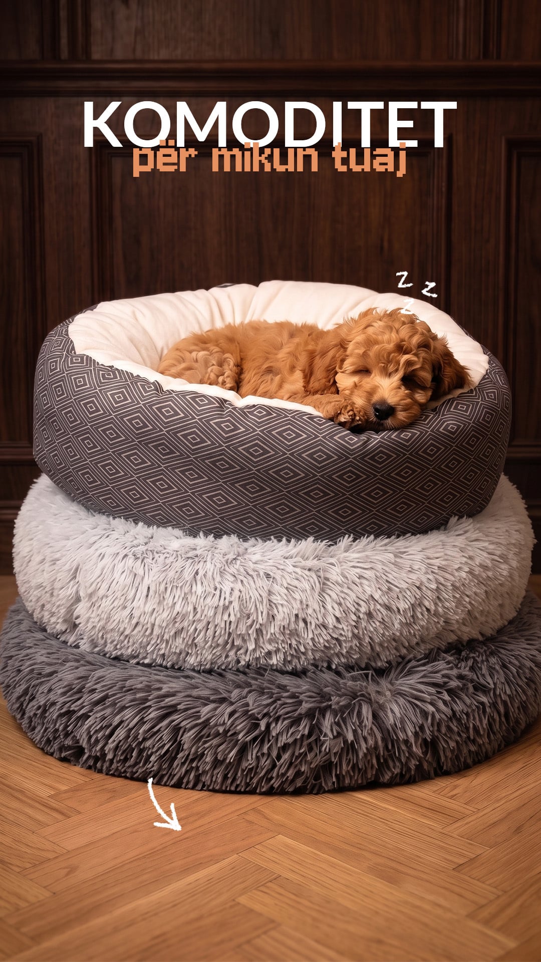 “Comfort for your friend” story for dog beds