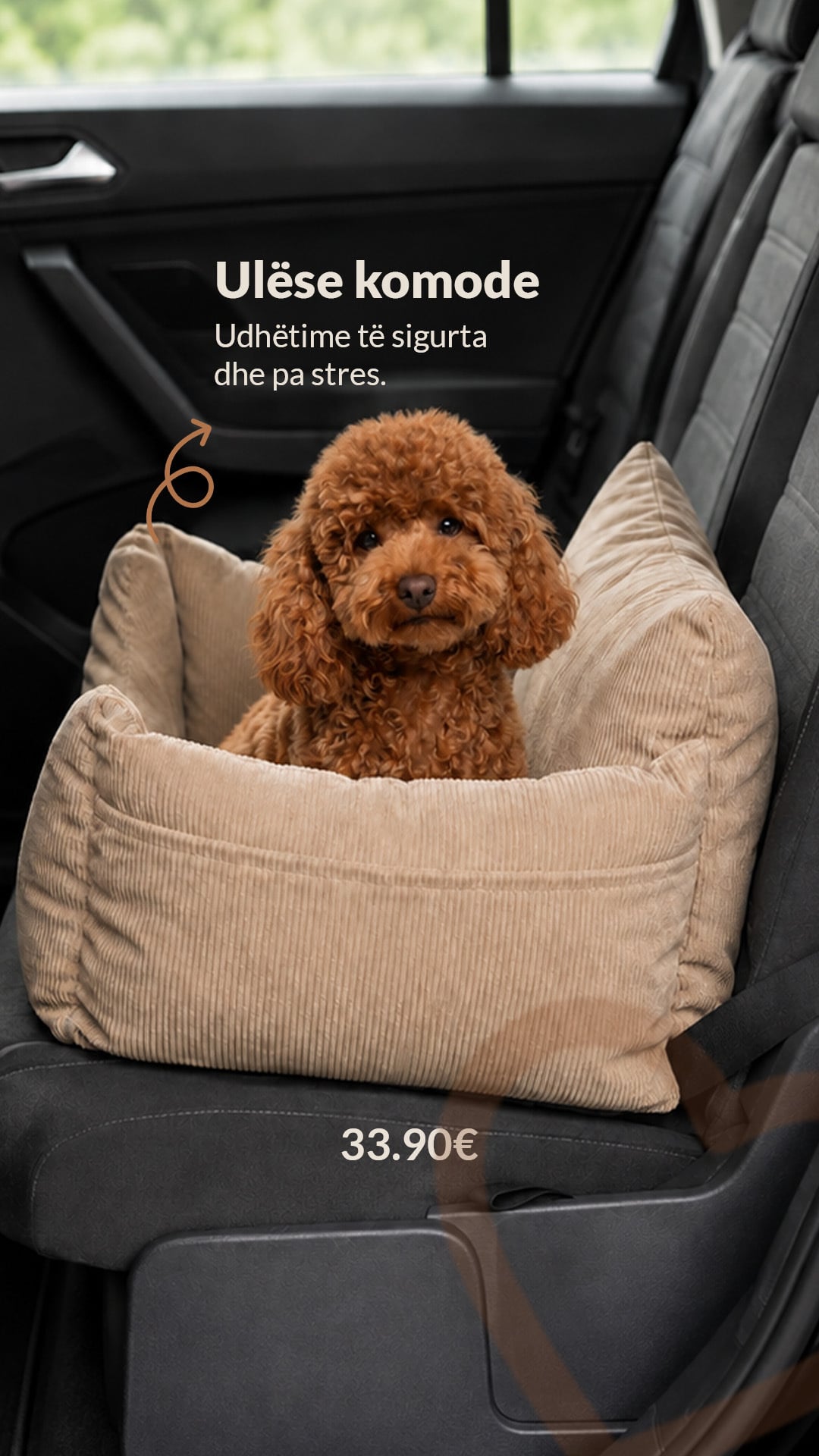 Story for a pet car seat, €33.90