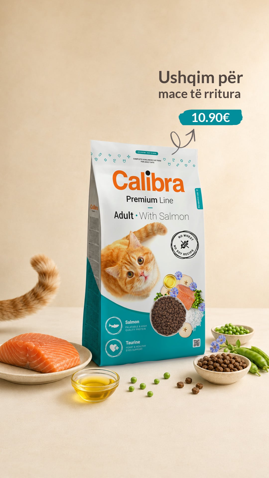 Story for Calibra food for adult cats