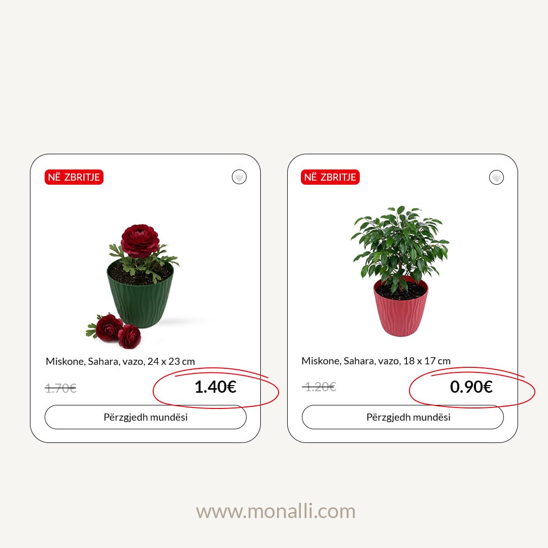 Carousel post with potted plants on sale