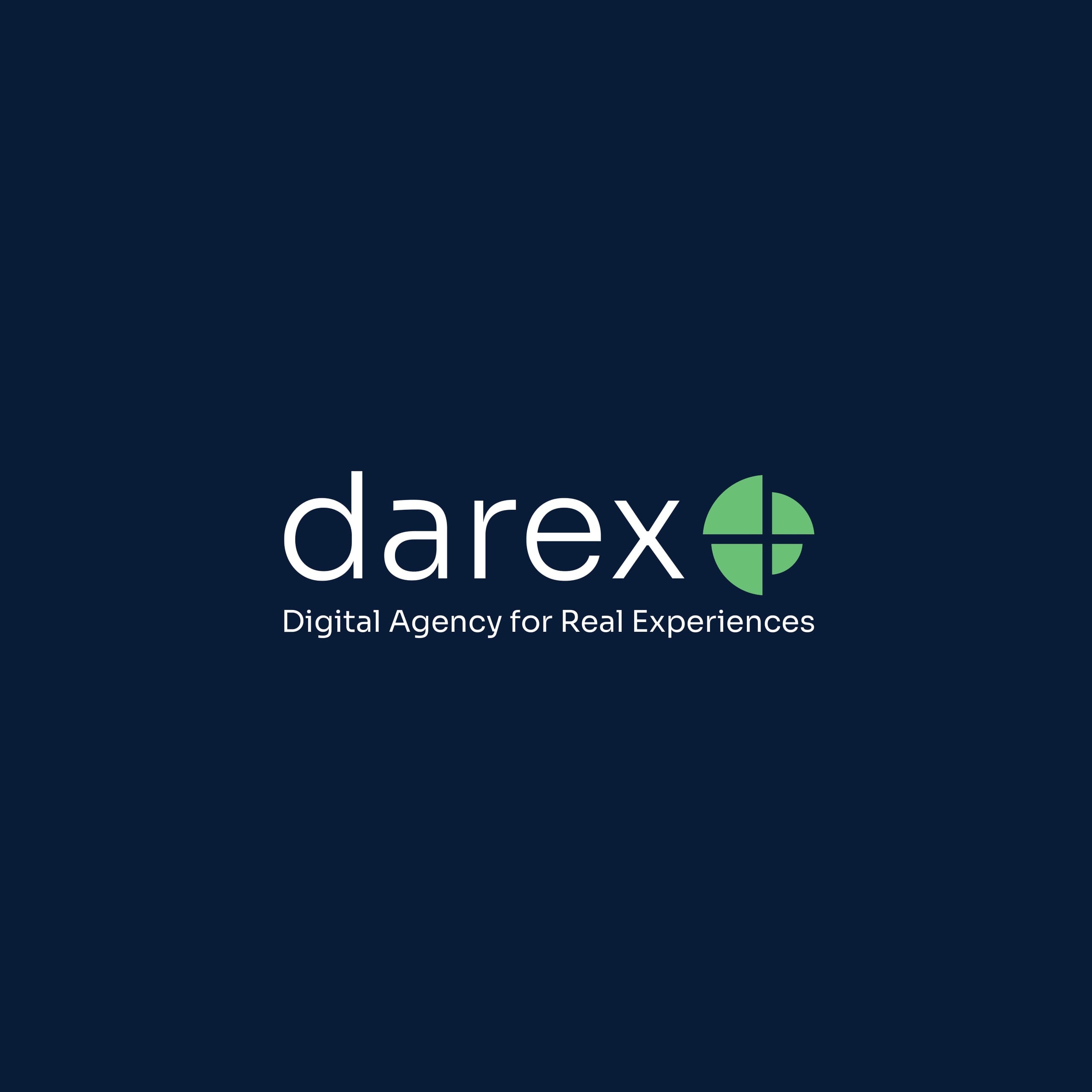 The darex logo on a dark navy background