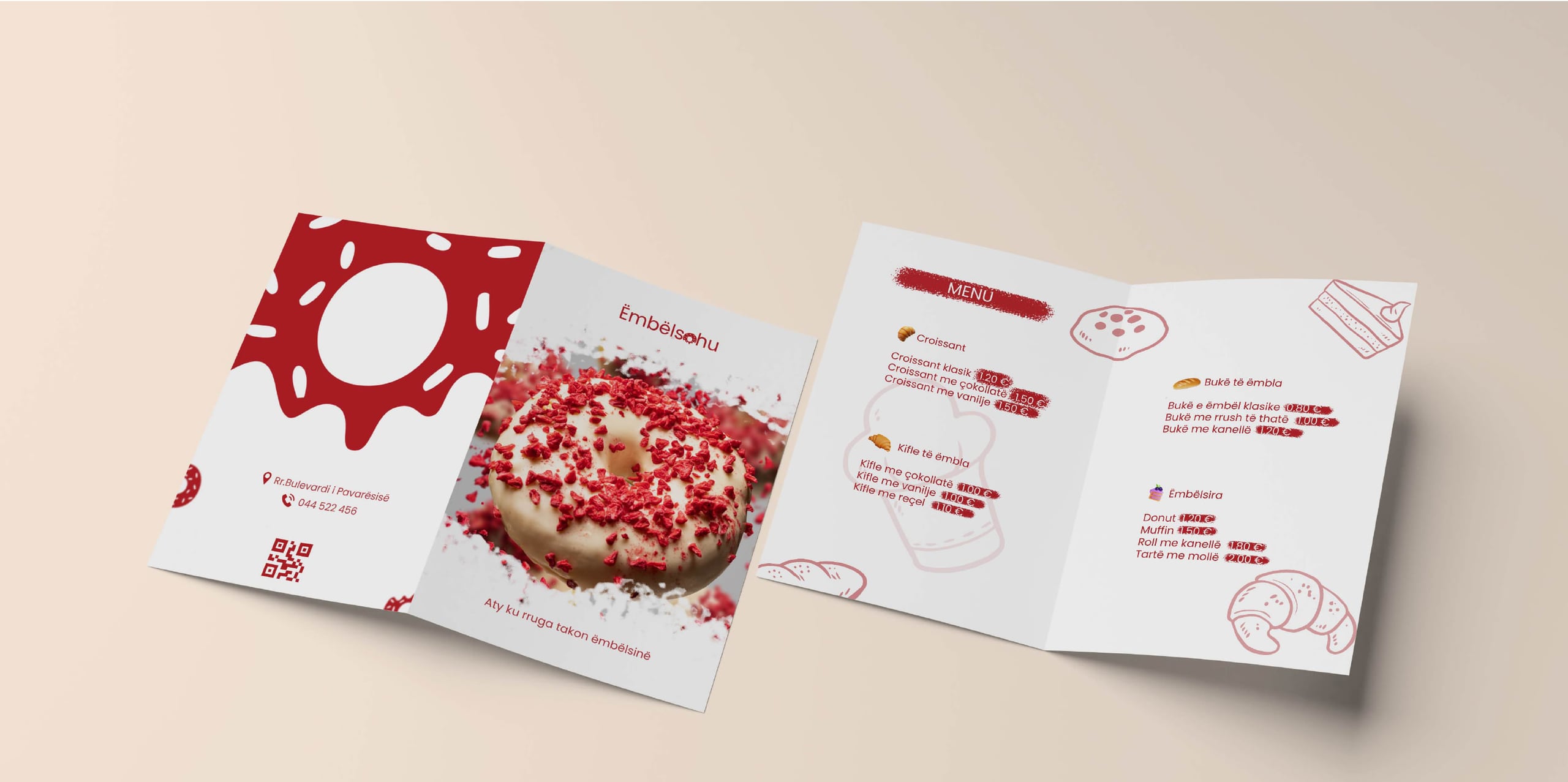 Folded Embëlsohu brochure